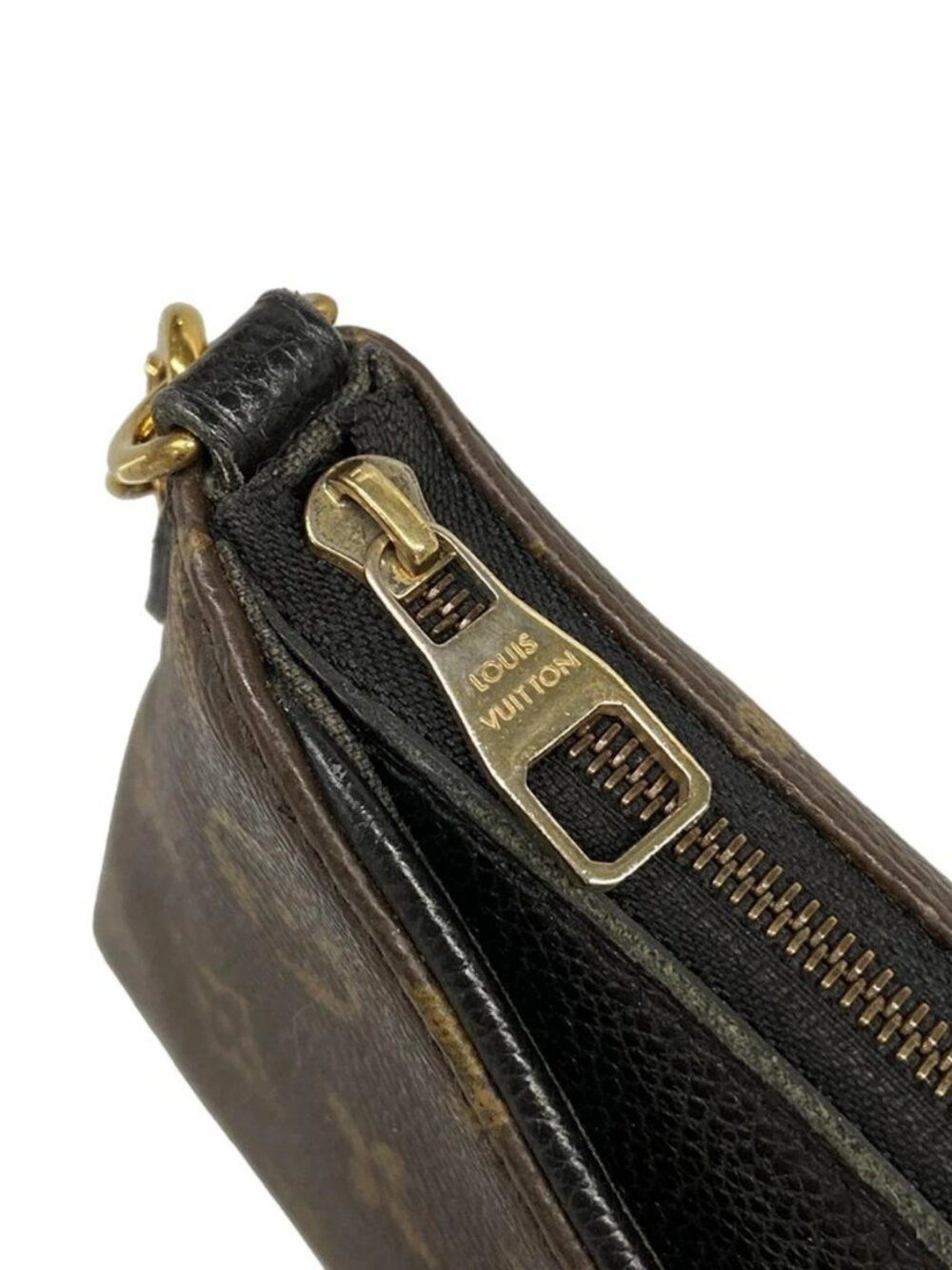 LOUIS VUITTON Pallas Clutch M41639 Noir Monogram CA1176 Clutch Bag - Picture 12 of 16